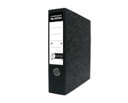 Lever Arch File A4/80 Executive, With Stapling Claws Mechanism - colored spine Black