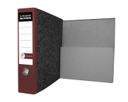 Lever Arch File With Storage Pocket A4/80 Executive Red Spine